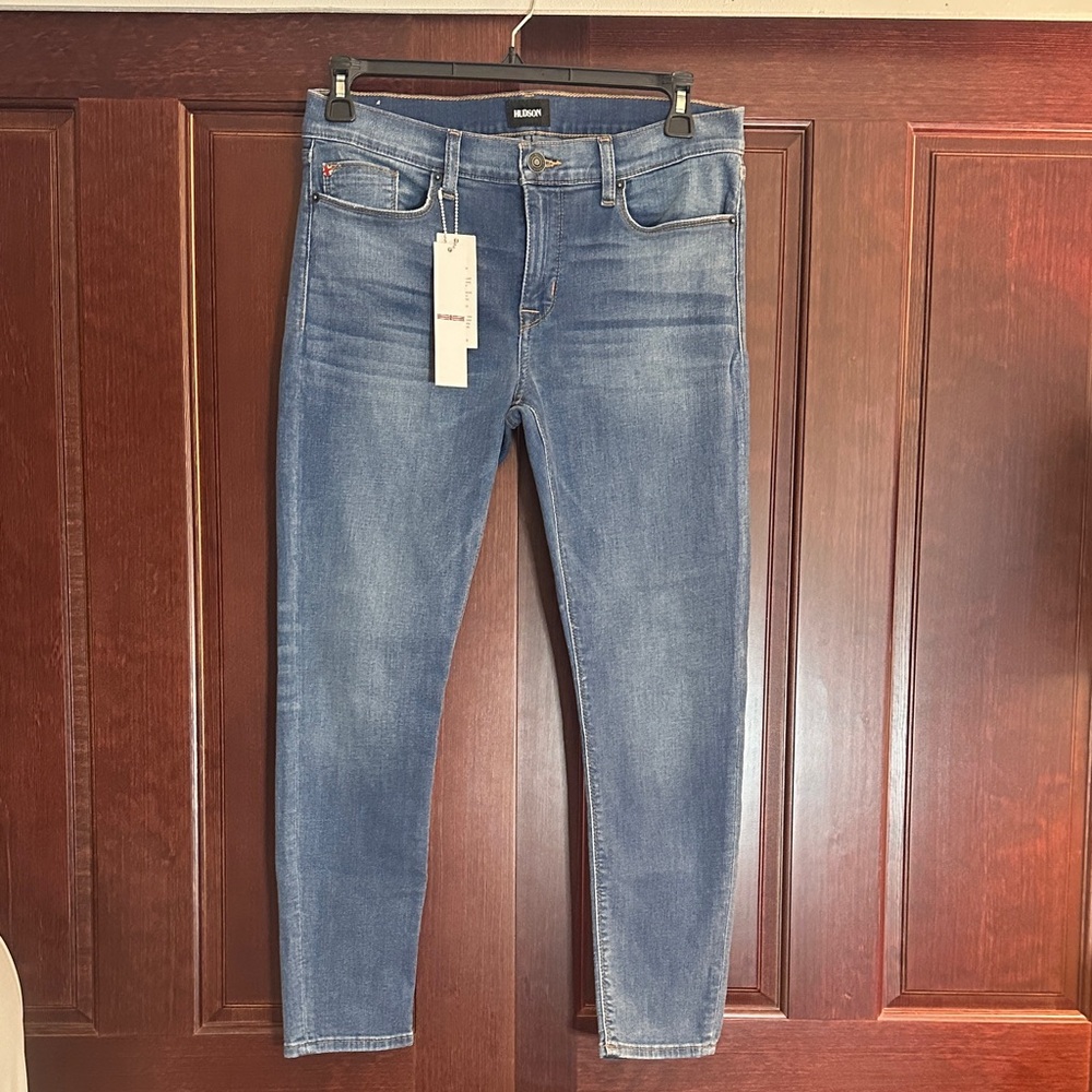 Hudson Jeans Women's Skinny Light Blue Stretch Denim